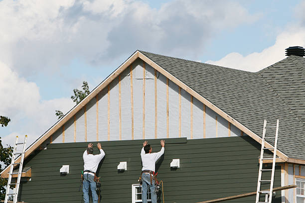 Professional Siding Replacement technician working in Chester, CT